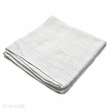 R R TEXTILE Bath Towel 22x44 in White PK12, 5NWR6