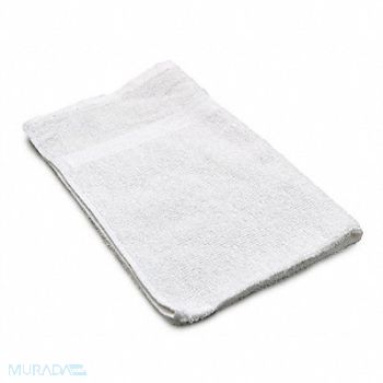 R R TEXTILE Hand Towel 16x27 in White PK12, 5NWR8