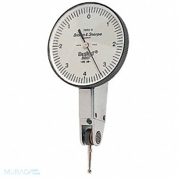 TESA BROWN SHARPE Dial Test Indicator Hori 0 to 0.008 In, 5RCH0