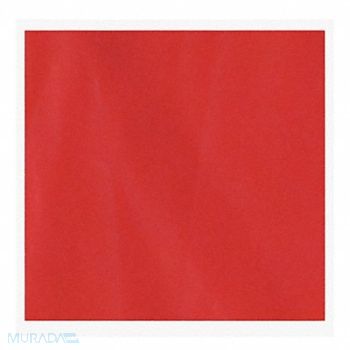 GRAINGER APPROVED Throwaway Flag Red 16x16In PK100, 1EKT1