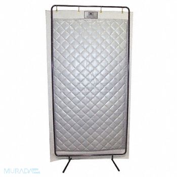 SOUND SEAL Acoustic Screen Modular Gray 4 x 8 ft., 5T512