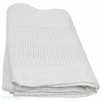 R R TEXTILE Thermal Blanket Twin 66x90 in White, 5TAC6