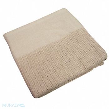 R R TEXTILE Thermal Blanket Twin 66x90 in Beige, 5TAC7