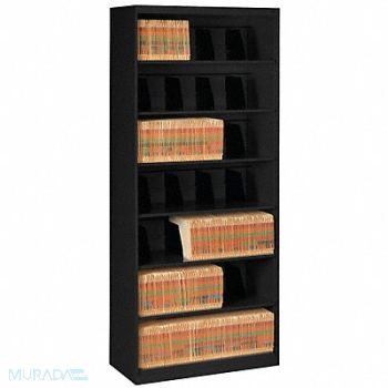 TENNSCO Cabinet 36 x 87 x 17 In Black, 5UEZ3