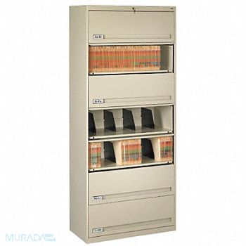 TENNSCO Cabinet 36 x 87 x 17 In Champ/Putty, 5UFA1