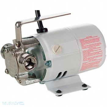 LITTLE GIANT Pump Utility Nickel-Plated Brass 12 VDC, 5UXN5