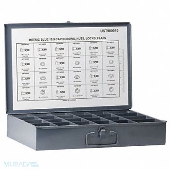 METRIC BLUE HexHeadCap Screw Asrtmnt No ofPieces 390, 5YNH1