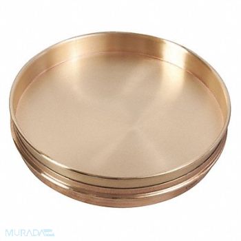 GRAINGER APPROVED Sieve Separator Pan 200mm x 25mm Brass, 5ZPY7