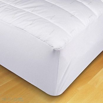 MARTEX Mattress Pad Twin 39x75 in PK4, 5ZXH6