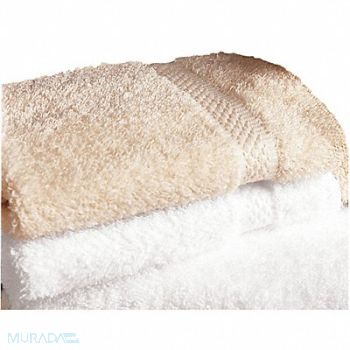 MARTEX BRENTWOOD Hand Towel 16 x 30 In Ecru PK24, 15V547