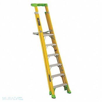 LOUISVILLE Platform Stepladder 9 ft 3 H, 60FV35