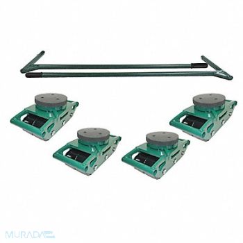 HILMAN ROLLERS Bull Dolly Kit 6 3/4 in L Deck, 60TR67