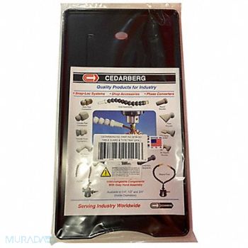 CEDARBERG Table Guard Plastic 5 lb Storage Cap Blk, 60UN77