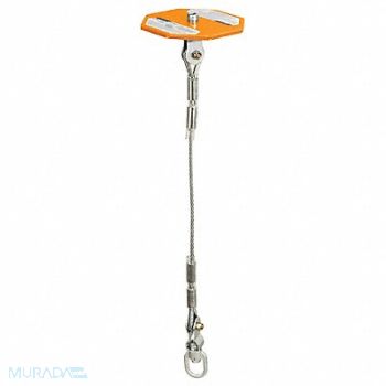 FALLTECH Drop Thru Anchor Steel 6 ft L 6 W, 60XG51