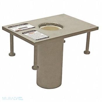 FALLTECH Permanent Sleeve SS Base Gray 9 in H, 60XH46