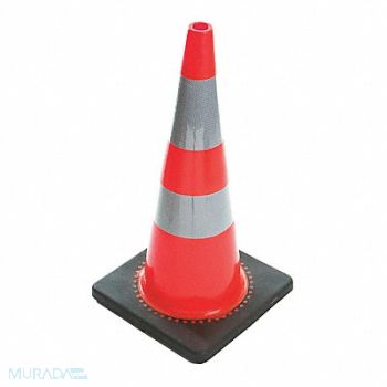 JAYDEE BOEN Safety Cone Orange Reflective 36, 616M95