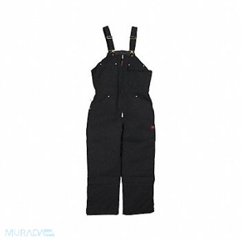TOUGH DUCK Men s Cotton Duck Bib Overall 3XL Black, 61CV02