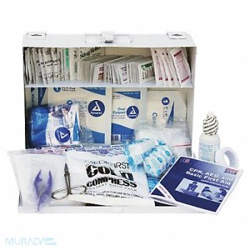 MEDI-FIRST ANSI Standard 25 Person Metal Kit, 62UM13