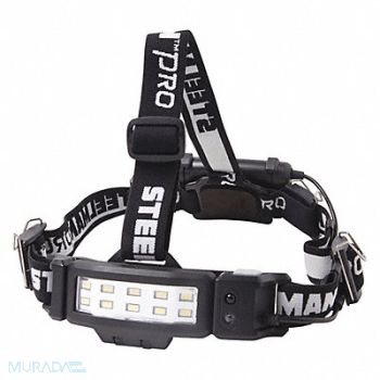 STEELMAN PRO Slim Headlamp LED White 3AA, 63DX56