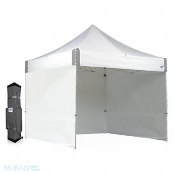 E-Z UP Instant Canopy 10 ft L 10 ft W White, 643N07