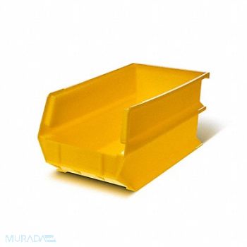 TRITON PRODUCTS Bin Yellow 14-3/4 x 8-1/4 x 7 6 pcs., 65DE27