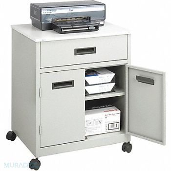 SAFCO Steel Machine Stand with Double Doors, 65KR87