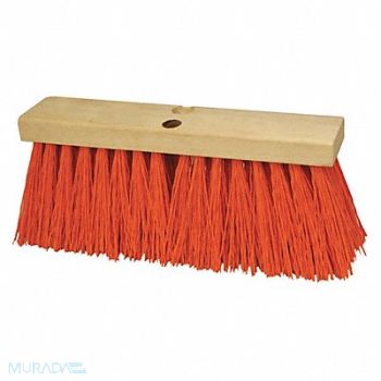 KRAFT TOOL Sweeping Broom Poly 18 Block, 66DA75
