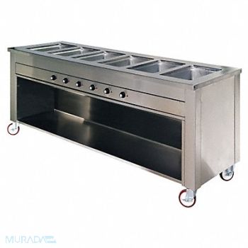 CARLISLE DINEX Hot Food Table 6 Well, 6AEG0