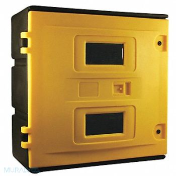 GRAINGER APPROVED Safety Cabinet Plastic Yellow, 6ATM0