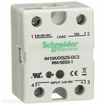 SCHNEIDER Solid State Relay In 3 to 32VDC 10, 6CVC4