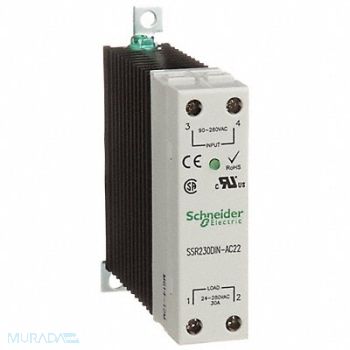SCHNEIDER Solid State Relay In 90 to 280VAC 30, 6CWZ8