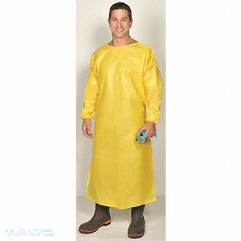 LAKELAND Chemical Resistant Apron 30 x 49 PK10, 6EHH7