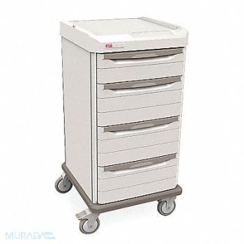 METRO Bedside Cart Polymer Light Taupe, 6EJF2