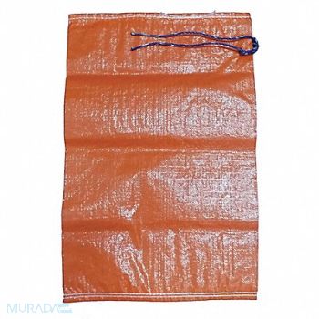 GRAINGER APPROVED Sand Bag Orange 27 in L 18 in W PK100, 6FGY0