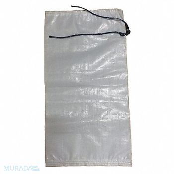 GRAINGER APPROVED Sand Bag White 26 in L 14 in W PK100, 6FGY1
