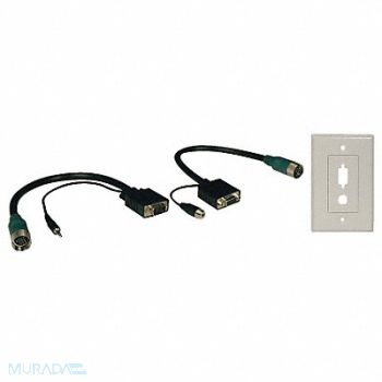 TRIPP LITE SVGA/3.5mm Connector Kit SVGA Wall Plate, 6HKN3