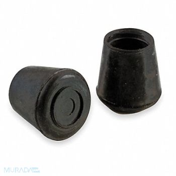 GRAINGER APPROVED Protective Leg Tips Slip-On Round PK24, 6J574