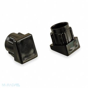 GRAINGER APPROVED Protective Leg Tips Slip-On Round PK24, 6J581