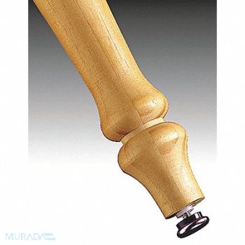 GRAINGER APPROVED Leveling Glides Screw-In Rd 1-1/4 PK24, 6J612