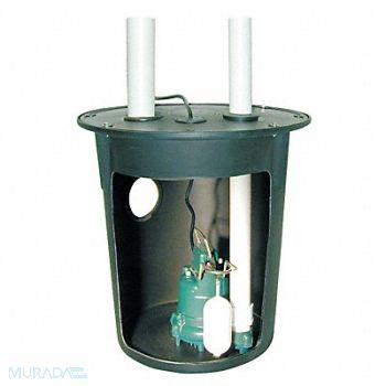 ZOELLER 3/10 HP Pump System 120V Vertical Float, 6JGW5