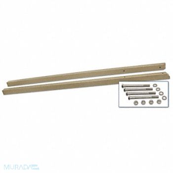 UNITED VISUAL PRODUCTS Sign Post Light Brown 10 ft L PK2, 6LUX7