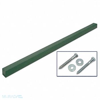 UNITED VISUAL PRODUCTS Sign Post Green Plastic 8 ft L, 6LVD9