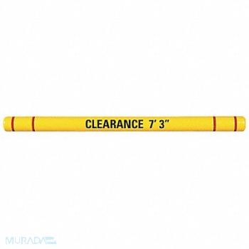 GRAINGER APPROVED Clearance Bar with Graphics 7-3/8 In Dia, 6MGV8