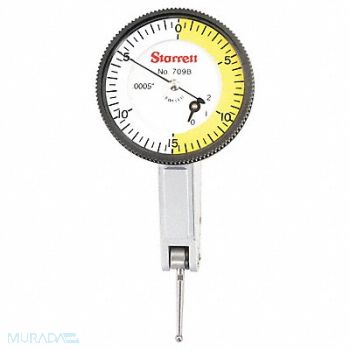 STARRETT Dial Test Indicator Hori 0 to 0.060 In, 6NAZ7