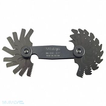 MITUTOYO Thread Pitch Gauge Set Thread Ang 60 deg, 6NRD4