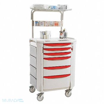 METRO Critical Care Cart 69 15/16Hx22 3/8W, 6NXJ3