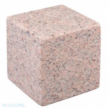 STARRETT Granite Cube Pink 6-Face AA 4x4x4, 6RDH8