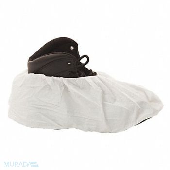 INTERNATIONAL ENVIROGUARD Shoe Covers XL White PK200, 6XMP3