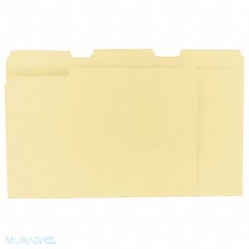 UNIVERSAL File Folders Letter Manila PK100, 6XWF0