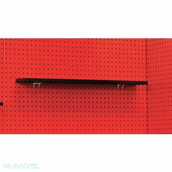 HALLOWELL Pegboard Shelf 5inx1 inx34in Hanging, 6XXW0